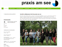 Tablet Screenshot of praxisamsee.com